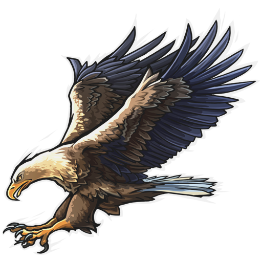 White-tailed eagle decal